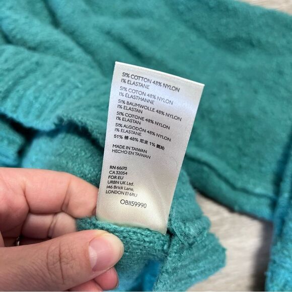 Free people reverie v neck puff sleeve sweater women’s size S - Picture 7 of 8